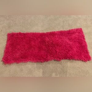 Fuzzy Pink Body Pillow Case